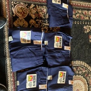 Ben Davis pants BRAND NEW … dark blue color W38 L30  5 pair